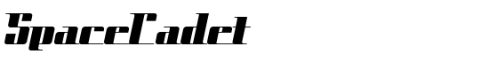 SpaceCadet - Download Thousands of Free Fonts at FontZone.net