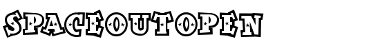 SpaceOutOpen - Download Thousands of Free Fonts at FontZone.net