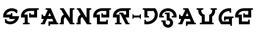Spanner-DGauge - Download Thousands of Free Fonts at FontZone.net