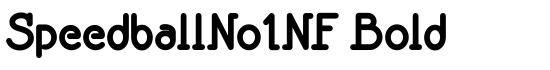 SpeedballNo1NF Bold - Download Thousands of Free Fonts at FontZone.net