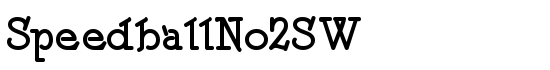 SpeedballNo2SW - Download Thousands of Free Fonts at FontZone.net