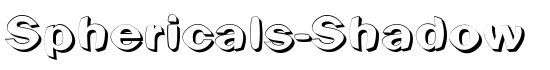Sphericals-Shadow - Download Thousands of Free Fonts at FontZone.net