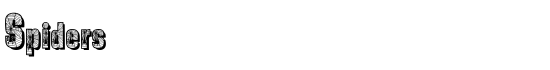 Spiders - Download Thousands of Free Fonts at FontZone.net