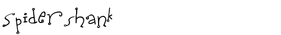 Spidershank - Download Thousands of Free Fonts at FontZone.net