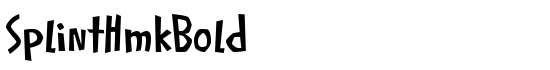 SplintHmkBold - Download Thousands of Free Fonts at FontZone.net
