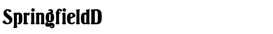 SpringfieldD - Download Thousands of Free Fonts at FontZone.net