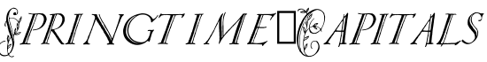 Springtime_Capitals - Download Thousands of Free Fonts at FontZone.net