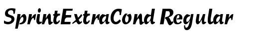SprintExtraCond Regular - Download Thousands of Free Fonts at FontZone.net