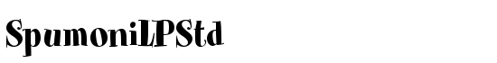 SpumoniLPStd - Download Thousands of Free Fonts at FontZone.net