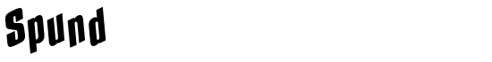 Spund - Download Thousands of Free Fonts at FontZone.net