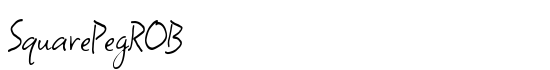 SquarePegROB - Download Thousands of Free Fonts at FontZone.net