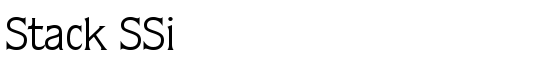 Stack SSi - Download Thousands of Free Fonts at FontZone.net