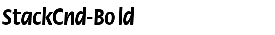 StackCnd-Bold - Download Thousands of Free Fonts at FontZone.net