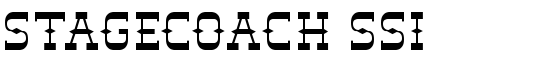 Stagecoach SSi - Download Thousands of Free Fonts at FontZone.net