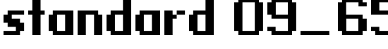 standard 09_65 - Download Thousands of Free Fonts at FontZone.net