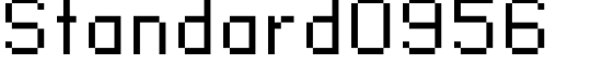 Standard0956 - Download Thousands of Free Fonts at FontZone.net