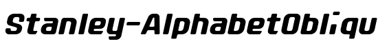 Stanley-AlphabetOblique - Download Thousands of Free Fonts at FontZone.net