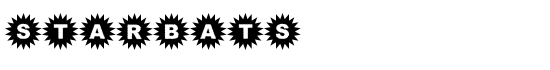 Starbats - Download Thousands of Free Fonts at FontZone.net