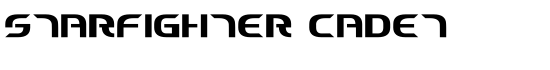 Starfighter Cadet - Download Thousands of Free Fonts at FontZone.net
