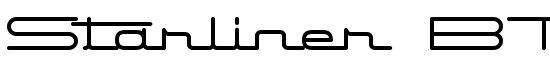 Starliner BTN Bold - Download Thousands of Free Fonts at FontZone.net