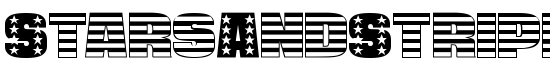 StarsAndStripes-Plain Regular - Download Thousands of Free Fonts at FontZone.net