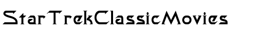 StarTrekClassicMovies - Download Thousands of Free Fonts at FontZone.net