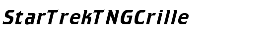 StarTrekTNGCrille - Download Thousands of Free Fonts at FontZone.net