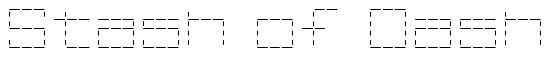 Stash of Dashes - Download Thousands of Free Fonts at FontZone.net