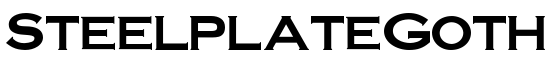 SteelplateGothicBold normal - Download Thousands of Free Fonts at FontZone.net
