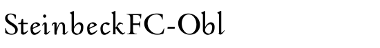 SteinbeckFC-Obl - Download Thousands of Free Fonts at FontZone.net