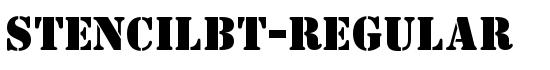 StencilBT-Regular - Download Thousands of Free Fonts at FontZone.net