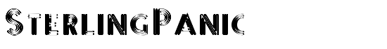SterlingPanic - Download Thousands of Free Fonts at FontZone.net