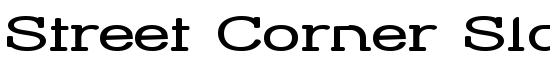Street Corner Slab Extend - Download Thousands of Free Fonts at FontZone.net