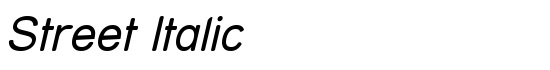 Street Italic - Download Thousands of Free Fonts at FontZone.net