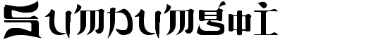 Sumdumgoi - Download Thousands of Free Fonts at FontZone.net