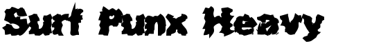 Surf Punx Heavy - Download Thousands of Free Fonts at FontZone.net