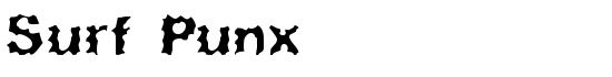 Surf Punx - Download Thousands of Free Fonts at FontZone.net