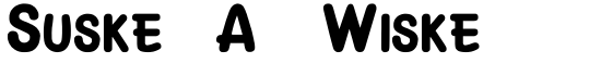 Suske & Wiske - Download Thousands of Free Fonts at FontZone.net