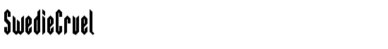 SwedieCruel - Download Thousands of Free Fonts at FontZone.net