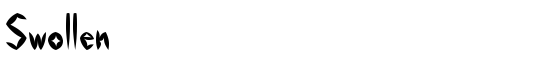 Swollen - Download Thousands of Free Fonts at FontZone.net