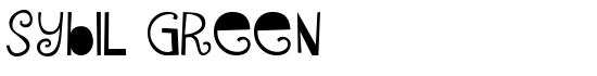 Sybil Green - Download Thousands of Free Fonts at FontZone.net