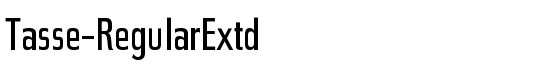 Tasse-RegularExtd - Download Thousands of Free Fonts at FontZone.net
