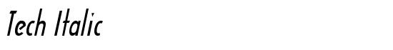 Tech Italic - Download Thousands of Free Fonts at FontZone.net