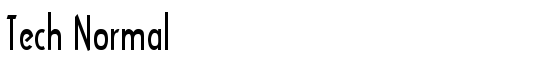 Tech Normal - Download Thousands of Free Fonts at FontZone.net