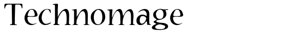 Technomage - Download Thousands of Free Fonts at FontZone.net