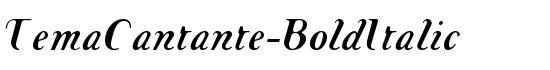 TemaCantante-BoldItalic - Download Thousands of Free Fonts at FontZone.net