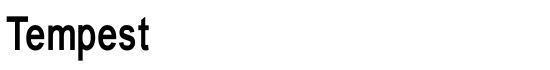 Tempest - Download Thousands of Free Fonts at FontZone.net