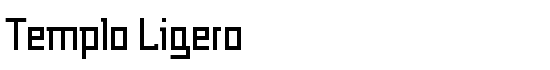 Templo Ligero - Download Thousands of Free Fonts at FontZone.net