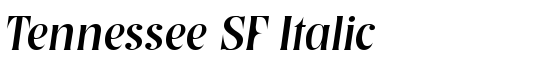 Tennessee SF Italic - Download Thousands of Free Fonts at FontZone.net