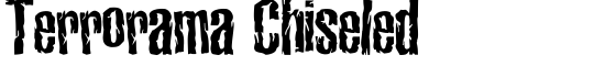 Terrorama Chiseled - Download Thousands of Free Fonts at FontZone.net